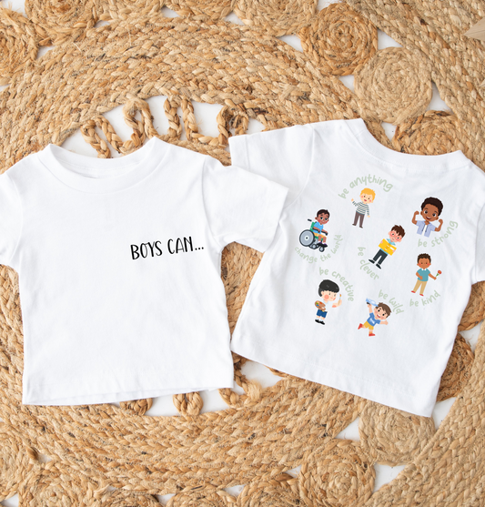 Boys Can… T-Shirt & Print Bundle